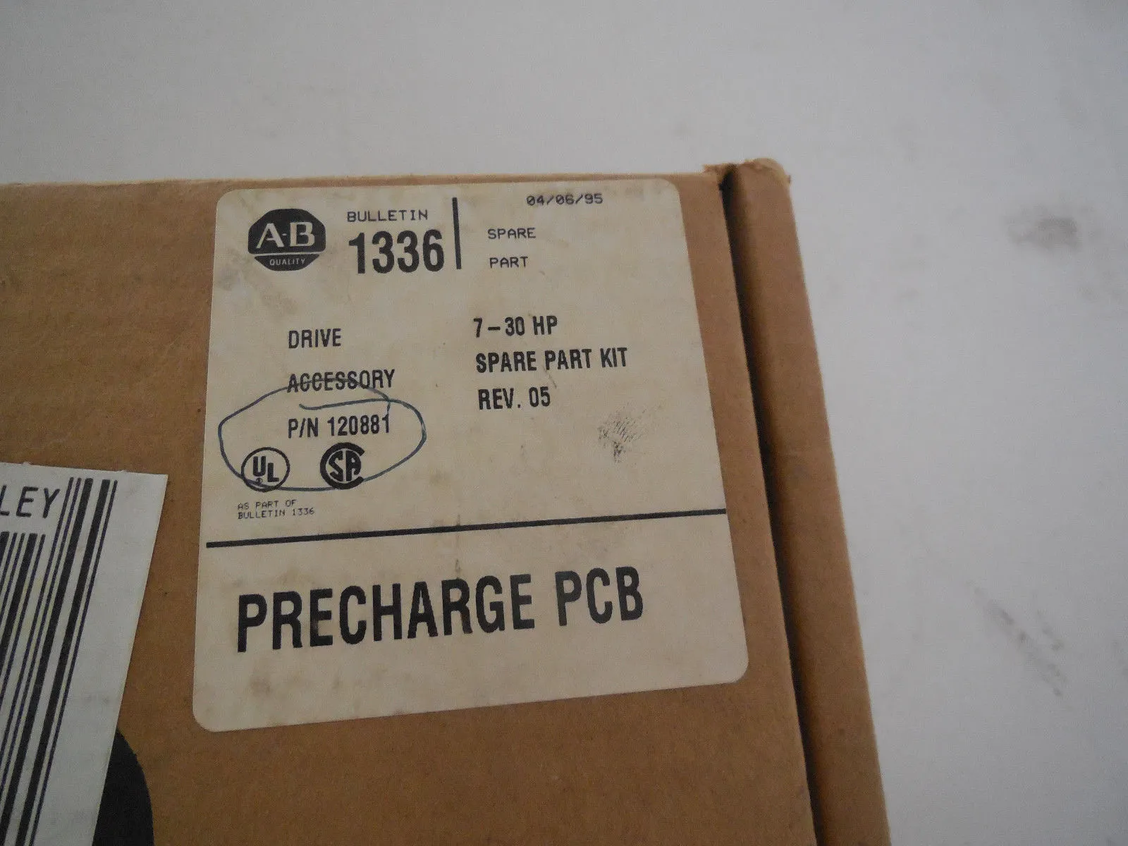 NEW SEALED ALLEN BRADLEY 120881 PRECHARGE BOARD