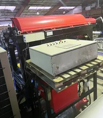 Noxon DC 20 decanter centrifuge, epoxy-coated CS.