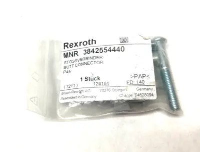 NEW BOSCH REXROTH BUTT CONNECTOR