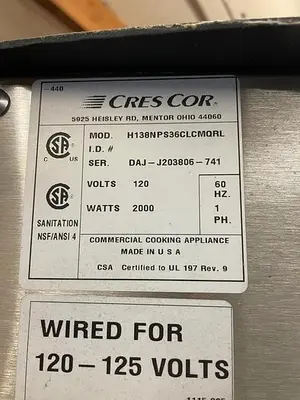 USED CRESCOR H138NPS36CLCMQRL