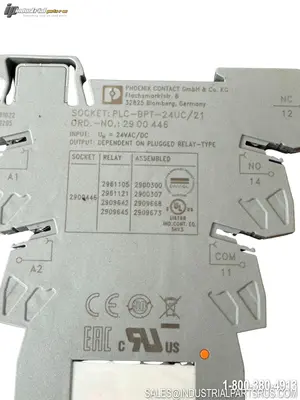 Used PHOENIX CONTACT PLC-BPT-24UC/21 Relays & Switches Kentucky US | Industrial Parts R Us Inc. #1547943