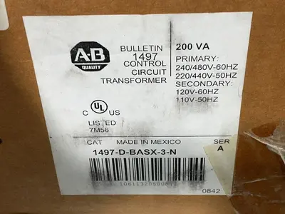 USED ALLENBRADLEY 1497DBASX3N
