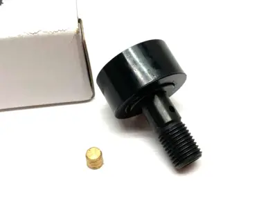 PCF24 | 3649K12 Ultra-Quiet Threaded Track Roller, Urethane Coat. 1" Dia 1/2" Wide - New – Open box