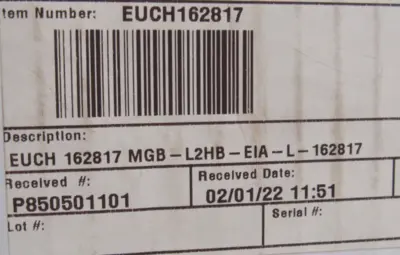 NEW SEALED EUCHNER MGB-L2HB-EIA-L-162817 GATE LOCK MGBL2HBEIAL162817