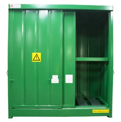 Steel Bunded Store 16 Drums or 4 IBC's