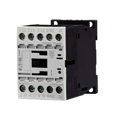 Eaton XTCE007B10H IEC Contactor, 7A, 240 Vac, 50 Hz, 277V 60 Hz, 1NO, 7A [New]