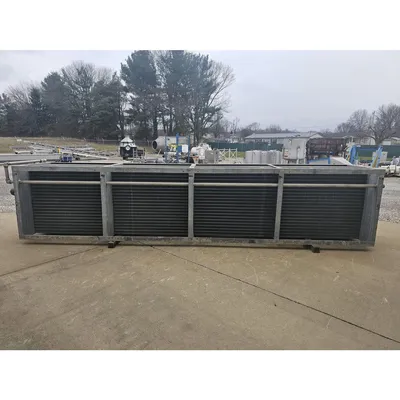 Used Krack Corp Air-Cooled Evaporator Coil Refrigeration Heat Exchanger