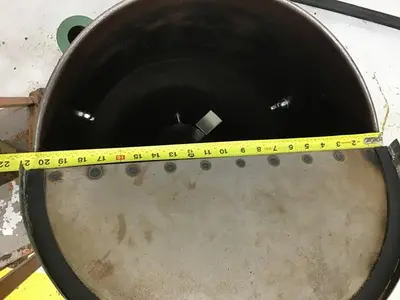 USED METAL FABRICATOR HOPPER