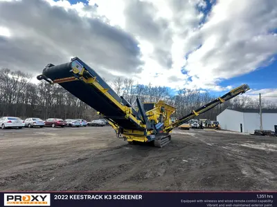 Used 2022 KEESTRACK K3 SCREENER Vibratory Screens New Jersey US | Proxy Equipment #1385388