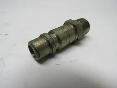Hanson #52 Steel Male Ball Lock Pneumatic Quick Connect Fitting 3/8 NPT Male