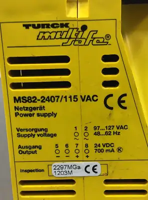 Used TURCK MS82-2407 PLC Processors South Carolina US | Palmetto Automation #1277309