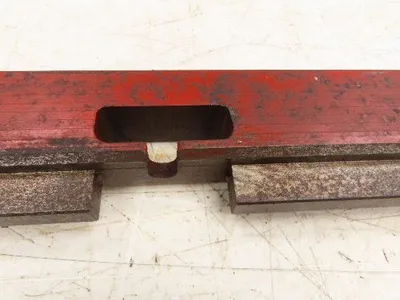 Press Brake Die 62" Long 90° V 3/8" W 7/32" D 1-3/4" H 1/2" Tang