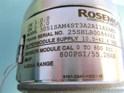 NEW Rosemount 3051 SAM4ST3A2A11A2AE5