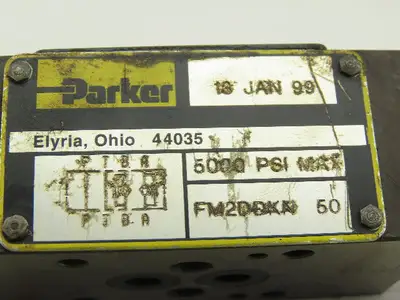 Parker FM2DDKN 50 Hydraulic Pressure Control Valve 5000 PSI