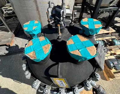Reactor, 100 Gallon, Glass Lined, De Dietrich, 150 PSI, Jacketed, Agitated #S744732