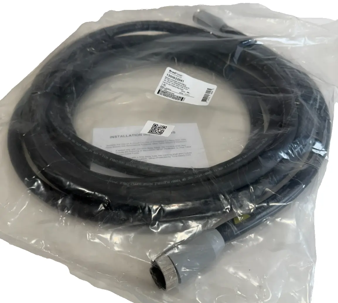 NEW BRADPOWER 1300622041 PORTABLE CORDSET 7P FEMALE/MALE 7M 337T30K37M070A3