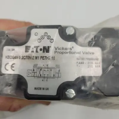 New | in-Stock EATON VICKERS EATON / VICKERS PROPORTIONAL VALVE KBDG4V 5 SC70N Z M1 PE7H7 10 - NEW IN BOX & SEALED IN PLASTIC Pump & Valve Parts | ND Industrial Surplus #1218774