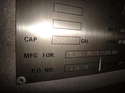 204 Gallon 304 Stainless Vertical Tank with Agitator