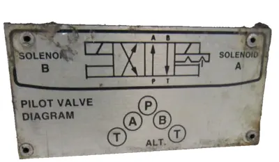 USED VICKERS DG 4S4 012N 50 DIRECTIONAL VALVE DG4S4012N50