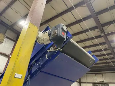 Two Enduraveyor 42” wide long Incline Conveyor