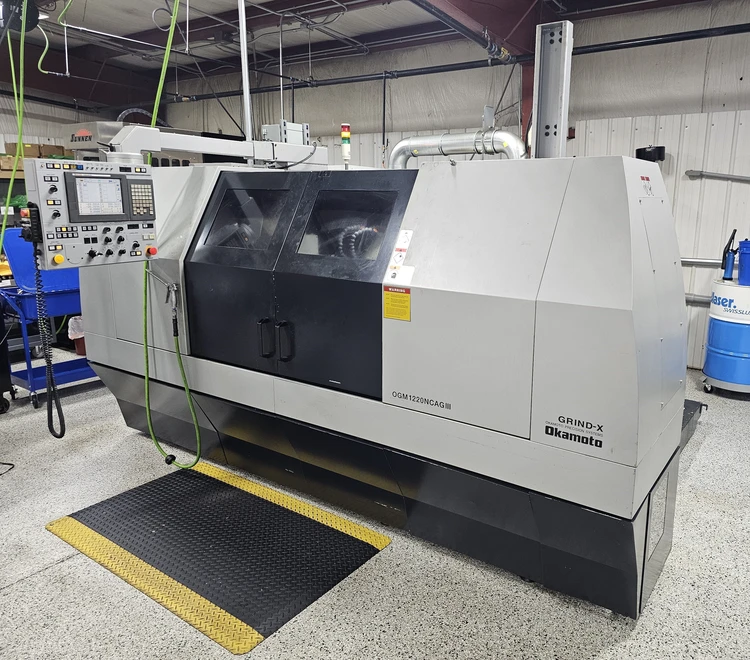 Used 2018 OKAMOTO OGM-1220NCAGIII Cylindrical Grinders Including Plain & Angle Head Arizona US | Tight Tolerance Machinery #1548338