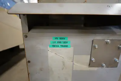 15 KVA 600V to 208Y/120V Isolation Transformer