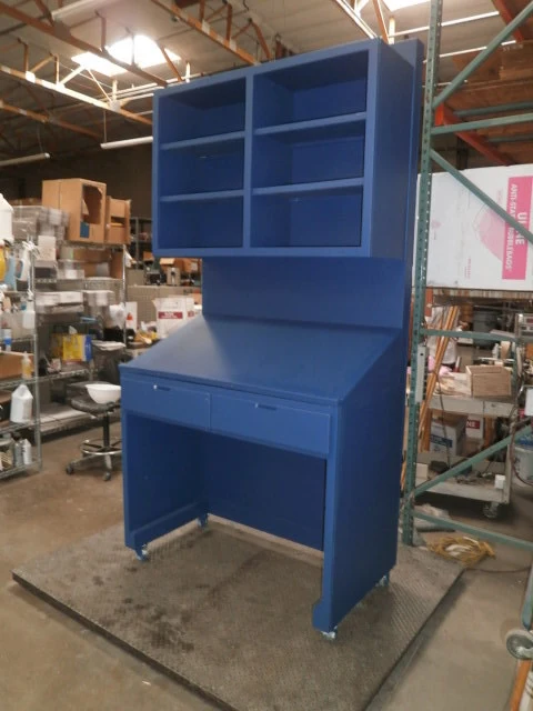 Used Unbranded/Generic Custom BLUE Design Storage-Workbench 47 1/2" x 26" Cabinets Arizona US | ASSET CONVERSION SPECIALISTS, INC. #319935