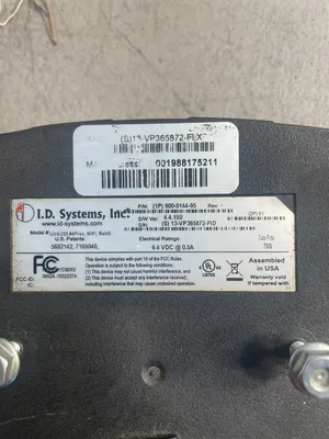 USED ID SYSTEMS ID SYSTEMS UVAC-03