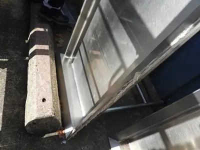 Used Falcon Restaurant Supply Used Stainless Steel Commercial L shaped Dish landing Sink - SS29 Sinks Illinois US | Falcon Restaurant Supply #1376456