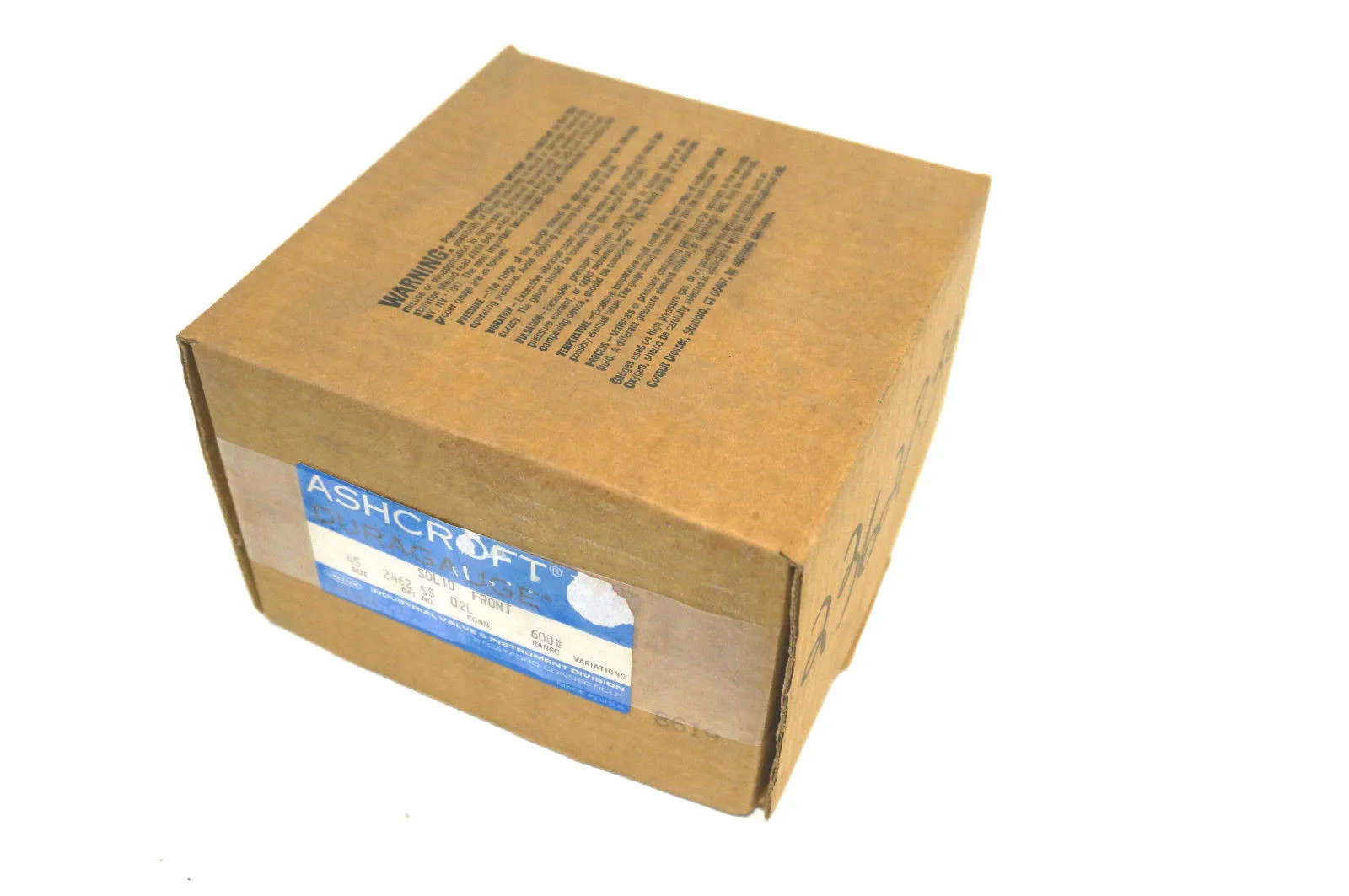NEW ASHCROFT 45-2462SS-02L-600 DURAGAUGE 452462SS02L600