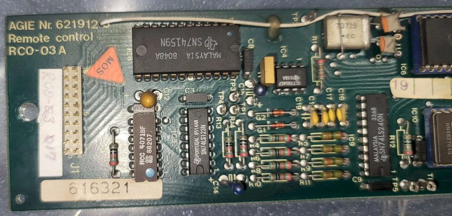 USED Agie RCO-03A 621912.5