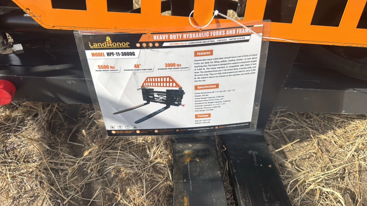 Heavy Duty Hydraulic Forks And Frame	Landhonor	2025	Unused	HPF-11-3000G