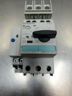 Used Siemens 3RV1021-0KA10 SIRIUS Motor Starter Contactor, 1.25A Starters South Carolina US | Palmetto Automation #1158915
