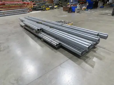 Zimmerman ZRS2 1/2 Ton Overhead Bridge Crane Suspension Rail System 164' Runway
