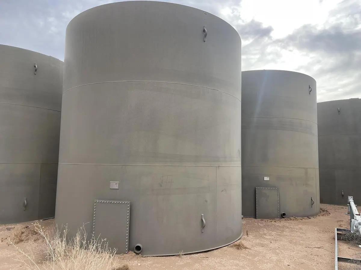 USED 2015 PALMER OF TEXAS 500BBL VERTICAL TANK