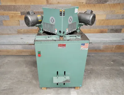 CTD D45 Double Miter Saw W/Infeed/Outfeed Tables