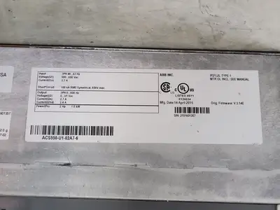 USED ABB ACS550-U1-02A7-6