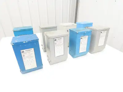 Hevi-Duty HS1F750B Transformer 0.75 KVA 1Ph HV 240/480 LV 120/240 Lot of 8
