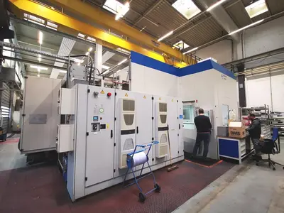 Used 2011 BURKHARDT + WEBER MCR 900 HVC 2 PALLETS UNIVERSAL MACHINING CENTER Horizontal Machining Centers Georgia US | Shub Machinery #81540