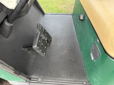 (1) 2019 E-Z-Go EFI golf cart with a Kawasaki gas engine, model 657061G01, includes canopy, fold-dow...