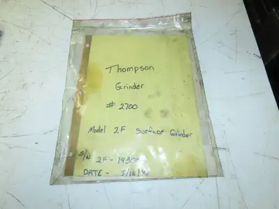 Used THOMPSON _UNKNOWN_ Reciprocating Surface Grinders Indiana US | Arrow Industrial #920452