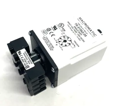 USED MACROMATIC TIME DELAY RELAY, SINGLE SHOT, 0.1-10SEC