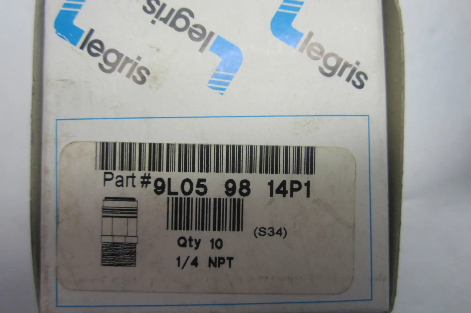 BOX OF 10 NEW SEALED LEGRIS 9L05-98 14P1 COUPLER 9L059814P1