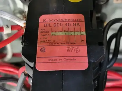 DIL-00b-40/40/z0/k Starter Control Panel