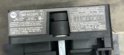 USED ALLEN BRADLEY 194R-NC030P3