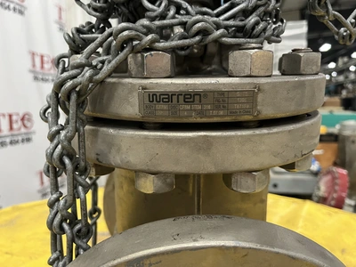 Warren 1306 4” Threaded Handwheel Gate Valve