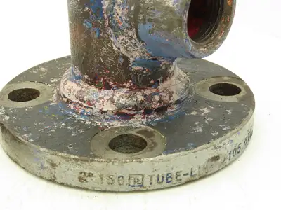 Tube-Line 2" Butt Weld Flange x 2" NPT Pipe Nipple #150  Lot of 4
