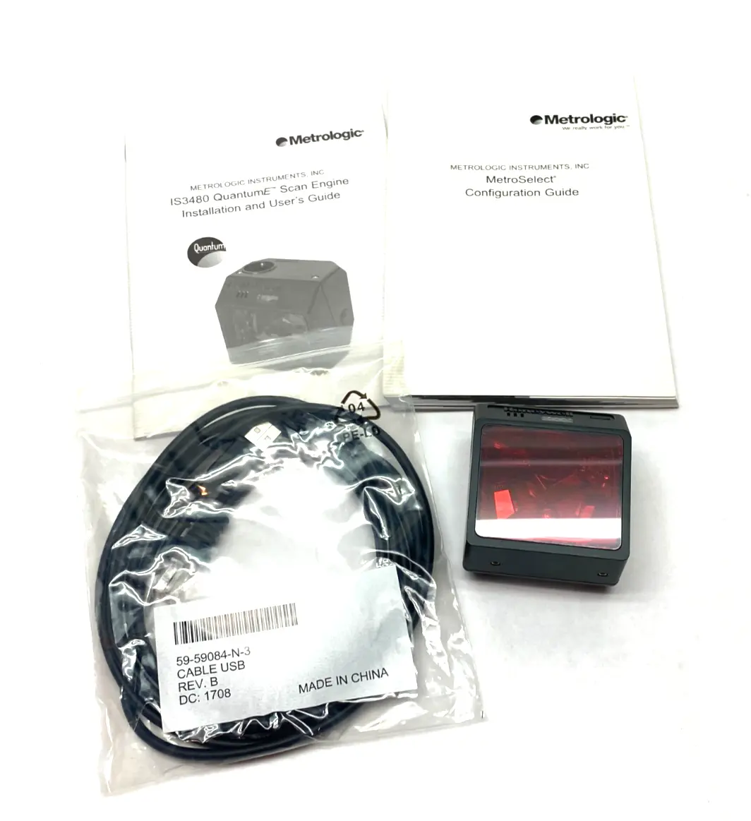 USED HONEYWELL, METROLOGIC QUANTUME OMNIDIRECTIONAL SCANNER, HANDS-FREE