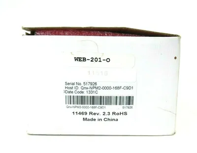 NEW HONEYWELL WEB-201-O CONTROLLER MODULE W/OPEN LICENSE WEB201O