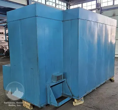 60"W x 72"H x 96"L, Class A Gas Fired Walk-In Oven, 850°F, Solvent Rated